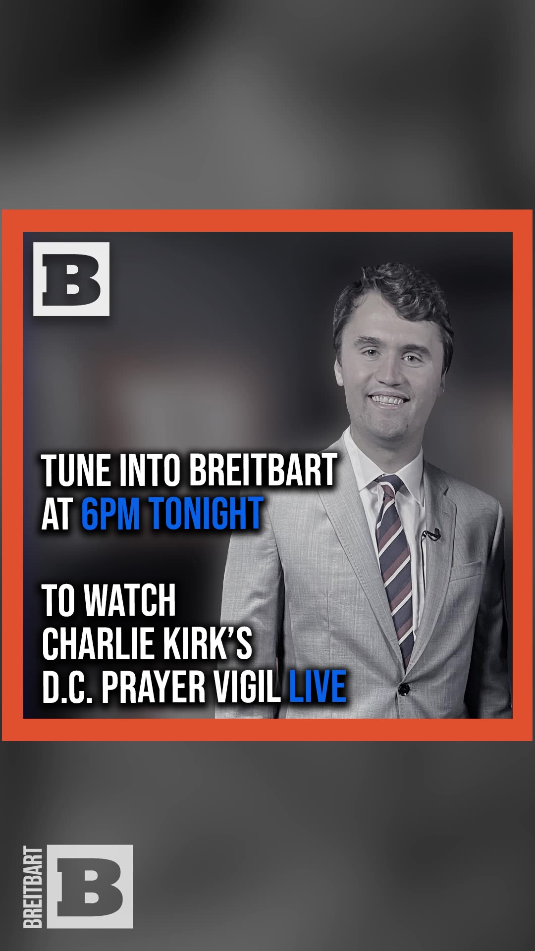 TONIGHT: A Vigil for Charlie Kirk
