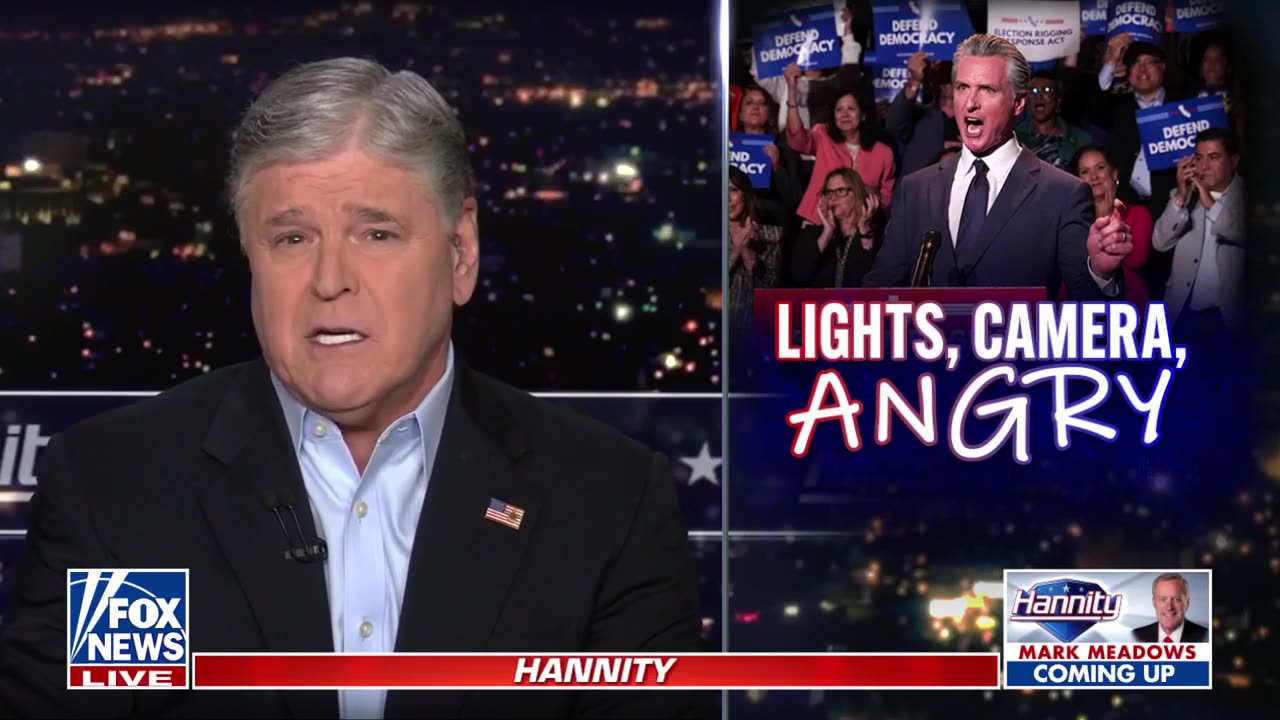 HANNITY MONOLOGUE: Gavin, keep playing make-believe Trump and letting your state suffer