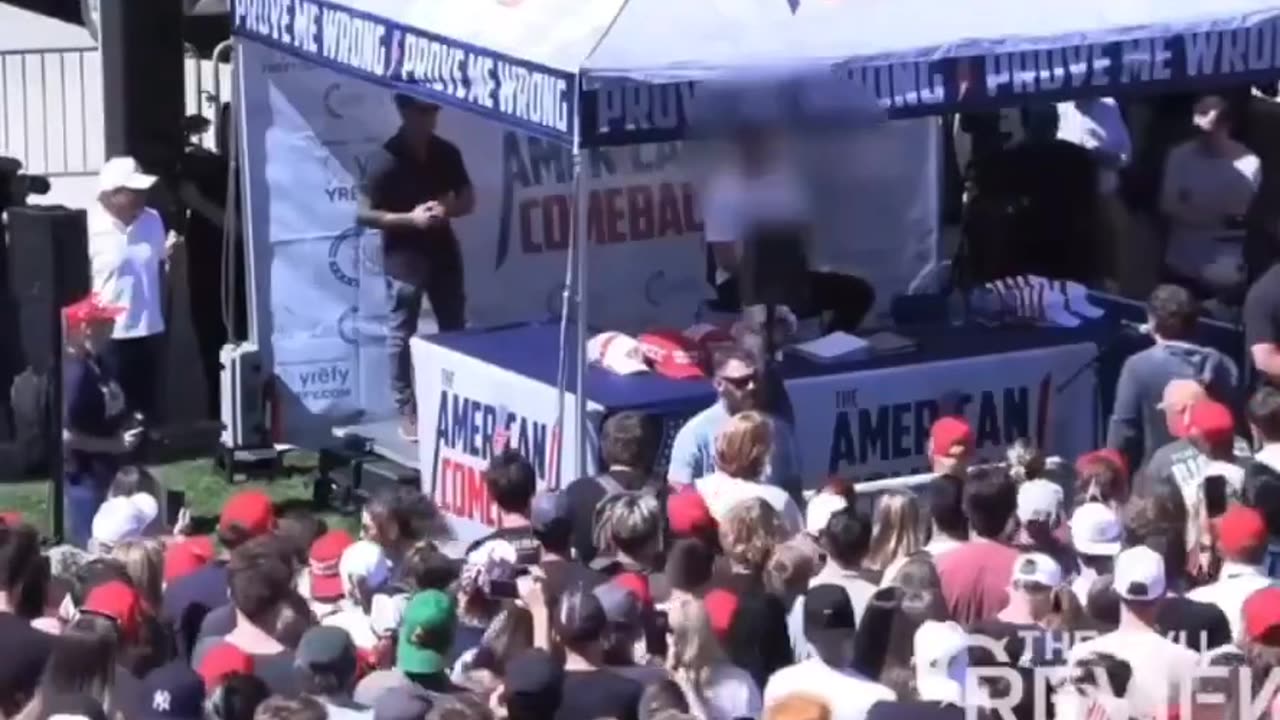 Someone yelled, Stay down! before the shot Charlie Kirk shot rang out, watch