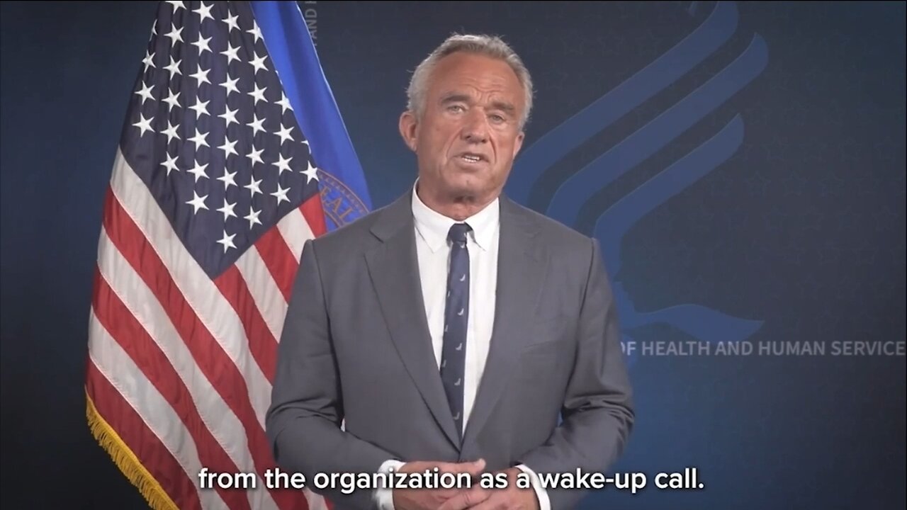 RFK Jr Urges World Health Ministers To Leave WHO