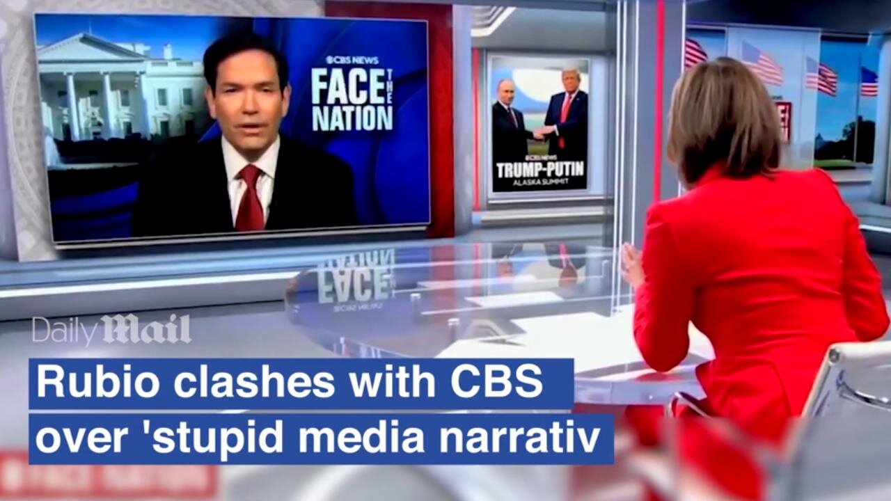 💥 Marco Rubio Humiliates CBS host in Clash over Putin - STUPID MEDIA narrative
