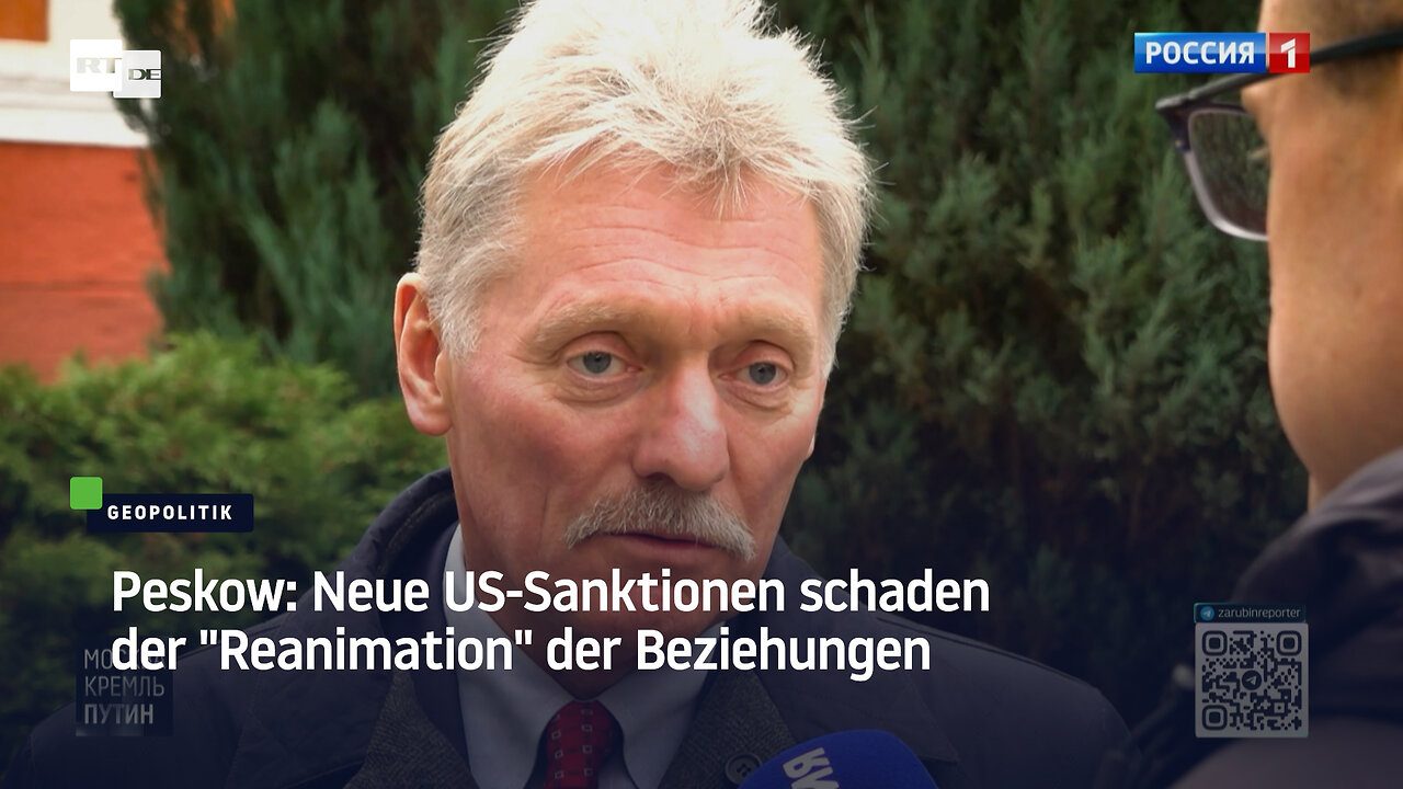 Peskow: Neue US-Sanktionen schaden der Reanimation der Beziehungen