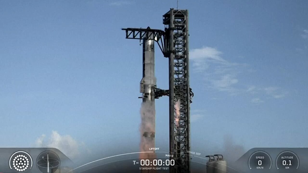 SpaceXs Starship megarocket launches on latest test flight