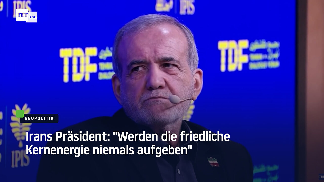 Irans Präsident: Atomwaffen verstoßen gegen Grundsätze unserer Religion