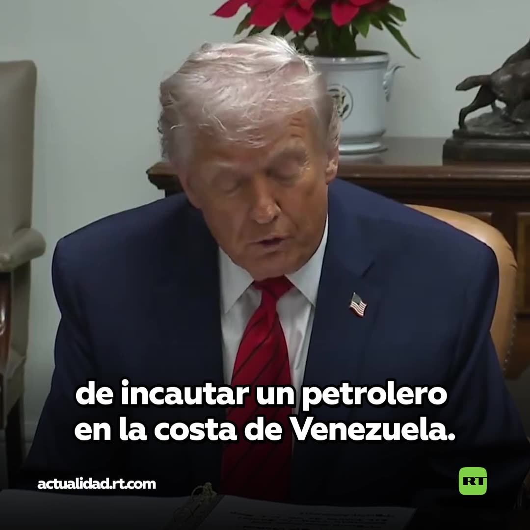 Trump: Acabamos de incautar un petrolero en las costas de Venezuela
