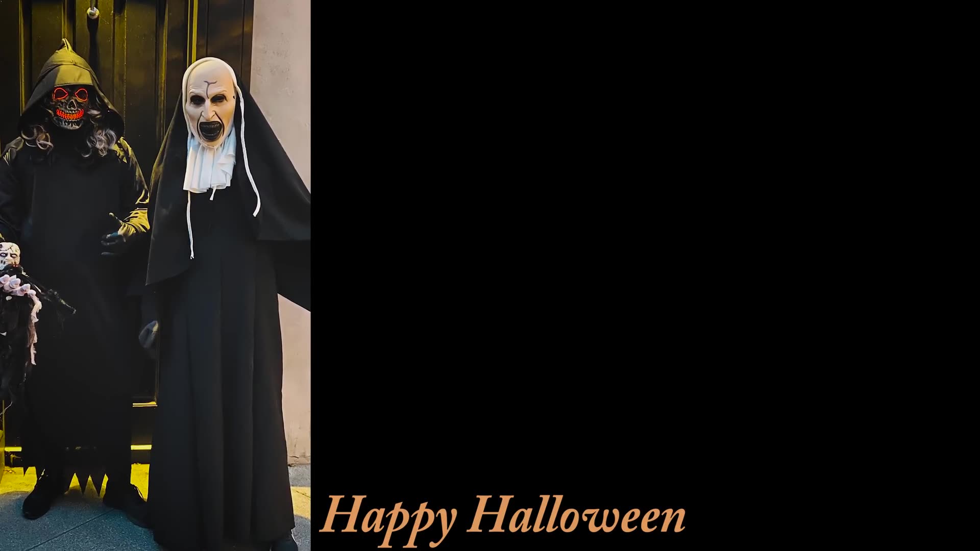She has no Idea whats behind Her. Craziest Reactions. The Nun Prank