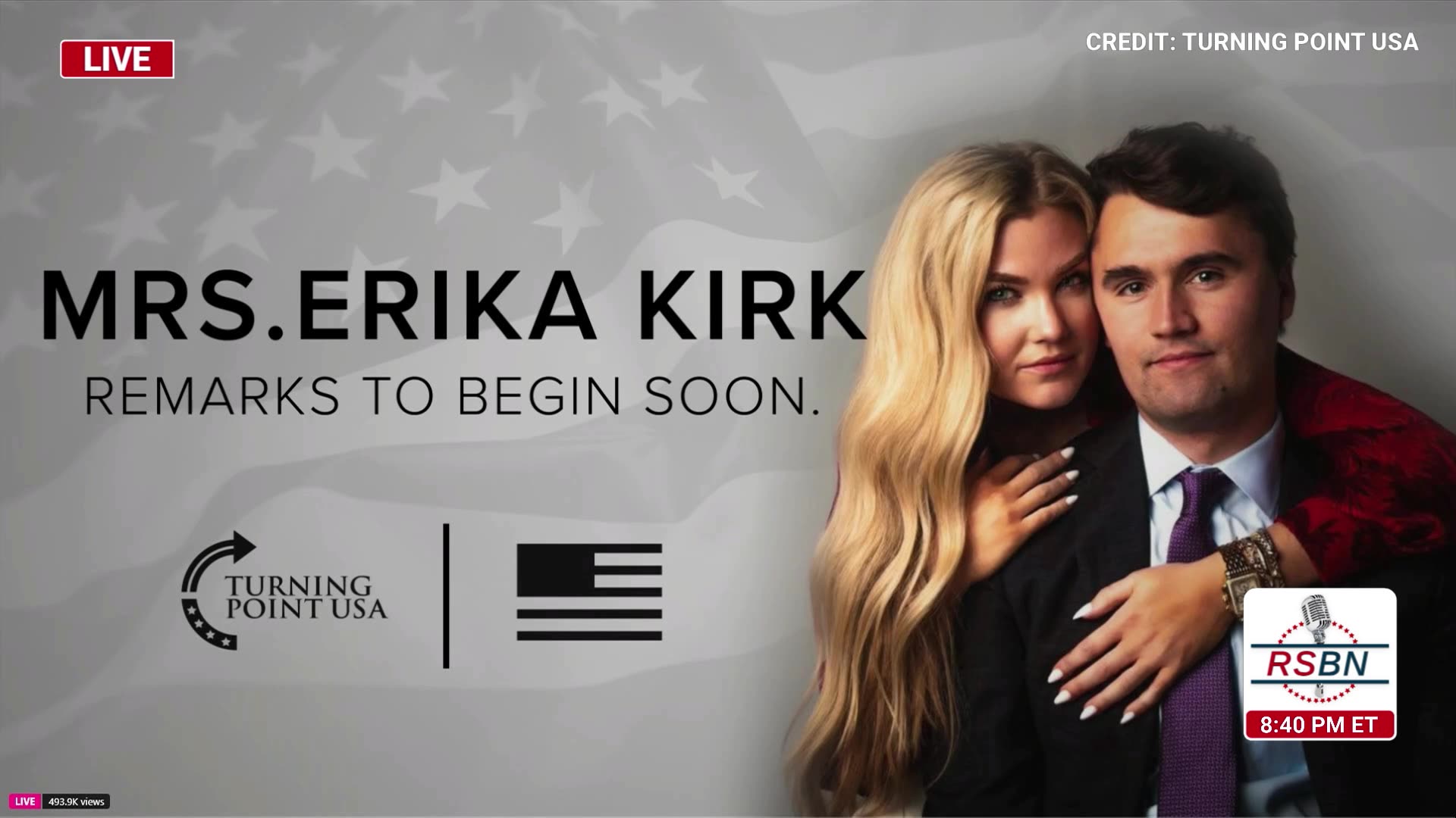 WATCH: ​Mrs. Erika Kirks First Public Address ​After Husband Charlie Kirks Assassination - 9/12/25