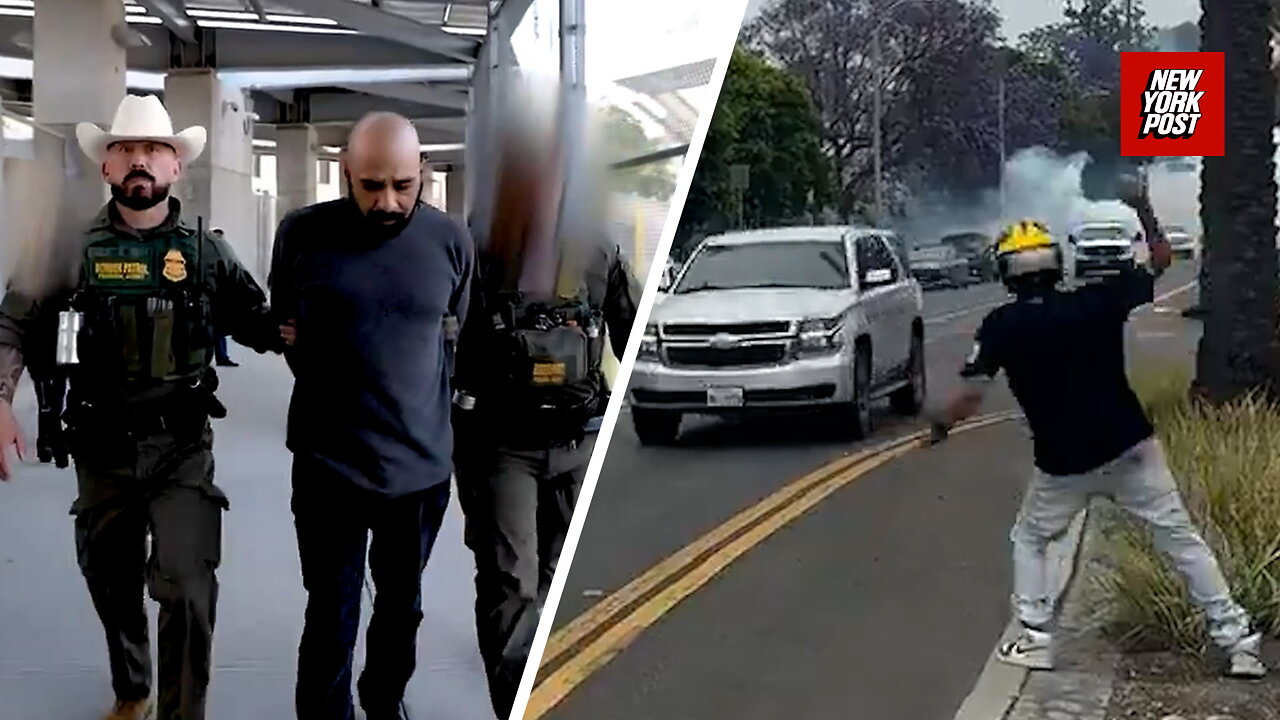 Brute on FBIs most wanted list for tossing cinderblocks during anti-ICE riots busted