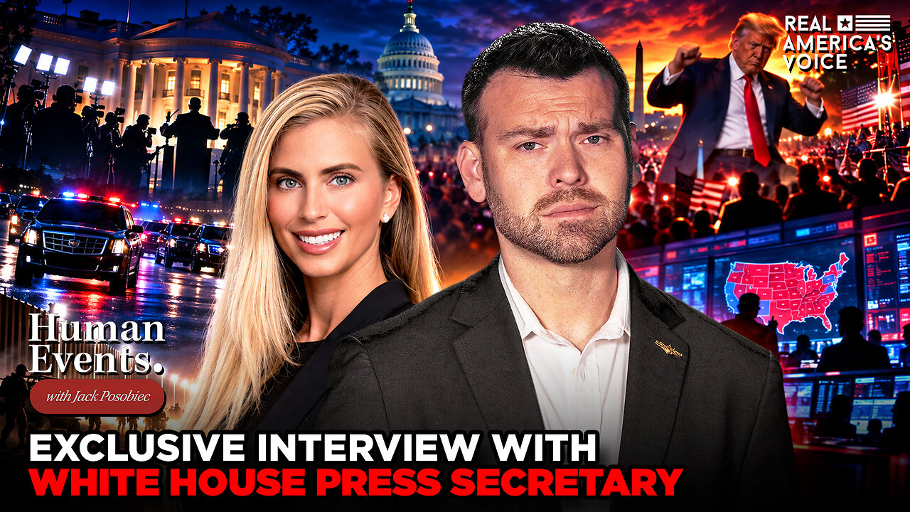 Only Interview Logo EXCLUSIVE INTERVIEW w WHITE HOUSE PRESS SECRETARY | HUMAN EVENTS DAILY