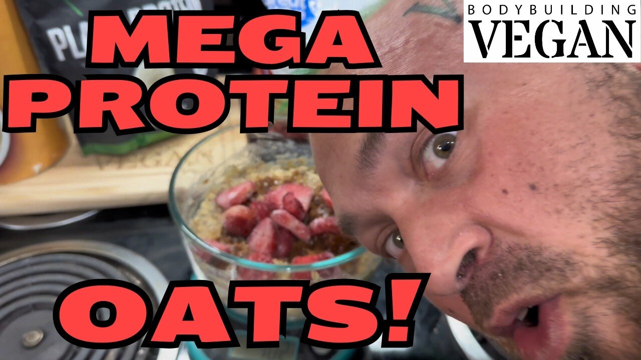 Dont Sleep Overnight Oats: Protein Packed Fiber Filled Heart Healthy | Vedge & TheBodyBuildingVegan