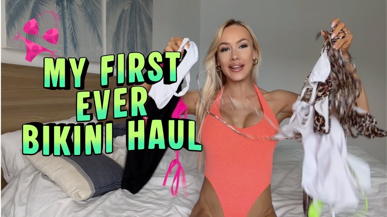 My First Ever Bikini Try-On Haul: Thailand Vacation Swimwear by OonaLinna | KYZ TV