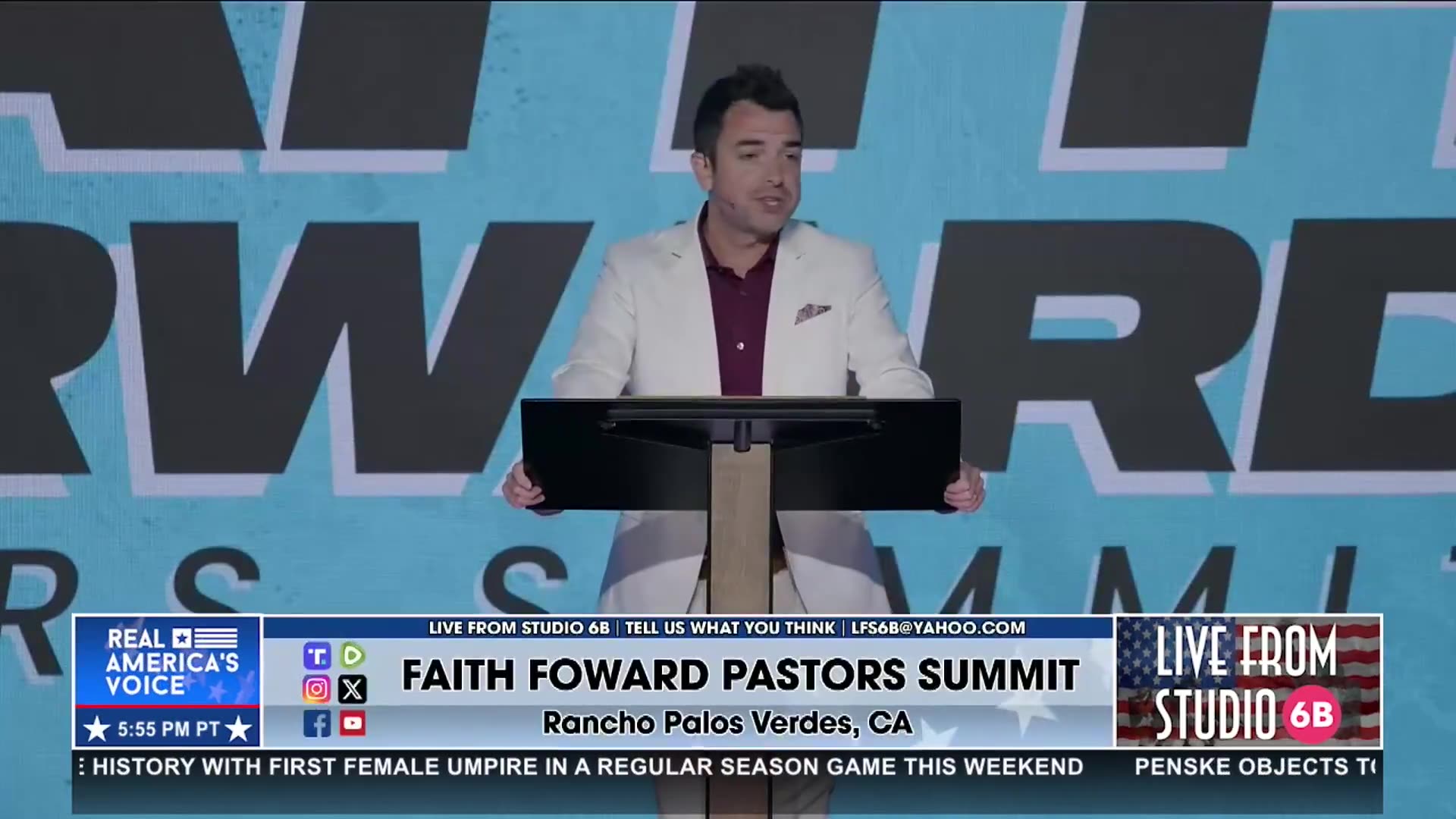 LUCAS MILES AT THE FAITH FORWARD PASTORS SUMMIT