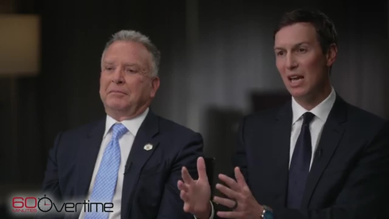 🎙️💬 October 19/25: Jared Kushner and US Special Envoy Steve Witkoff’s 60 Minutes Interview