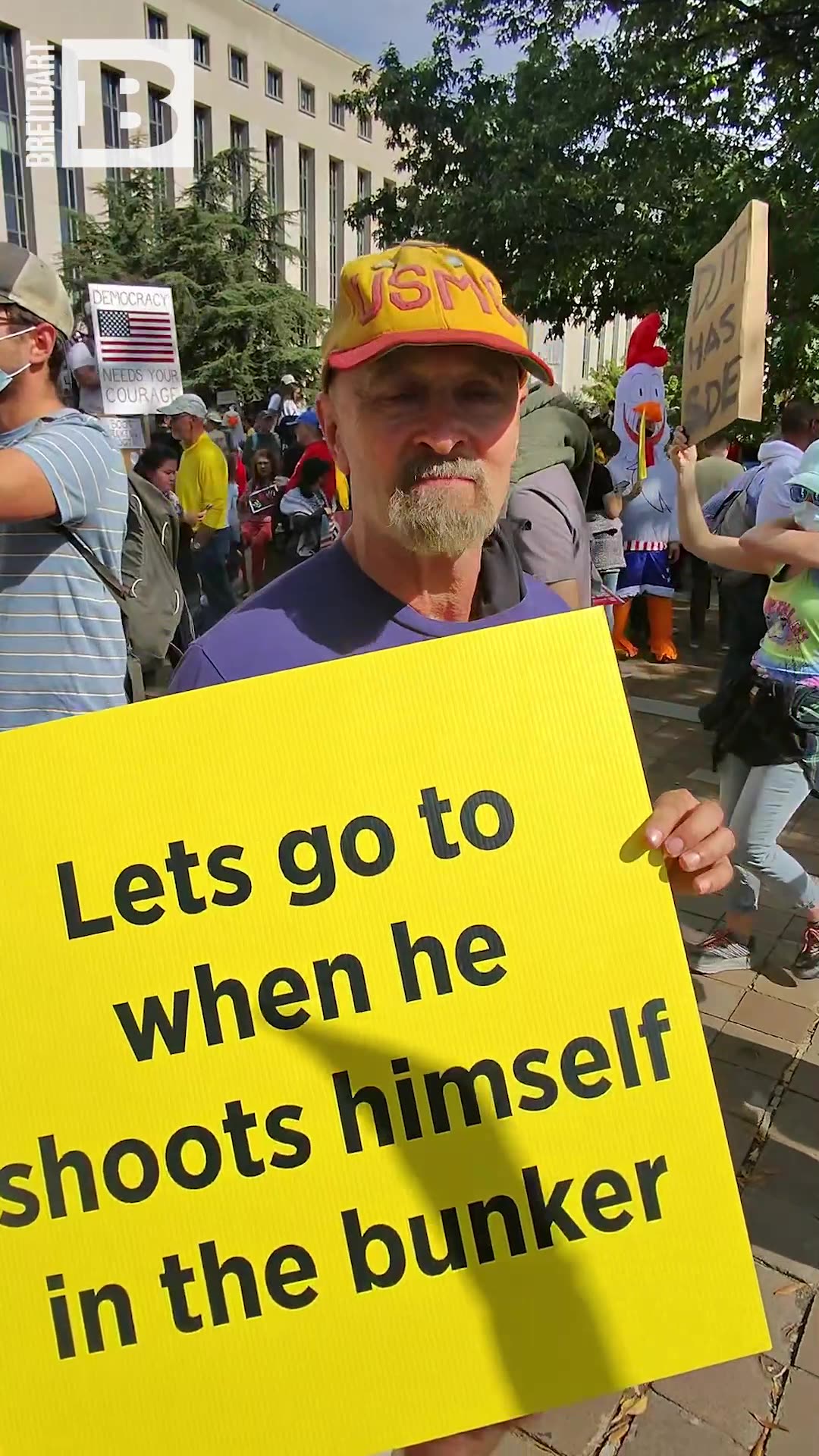 Leftist No Kings Activist Wants Trump to Shoot Himself