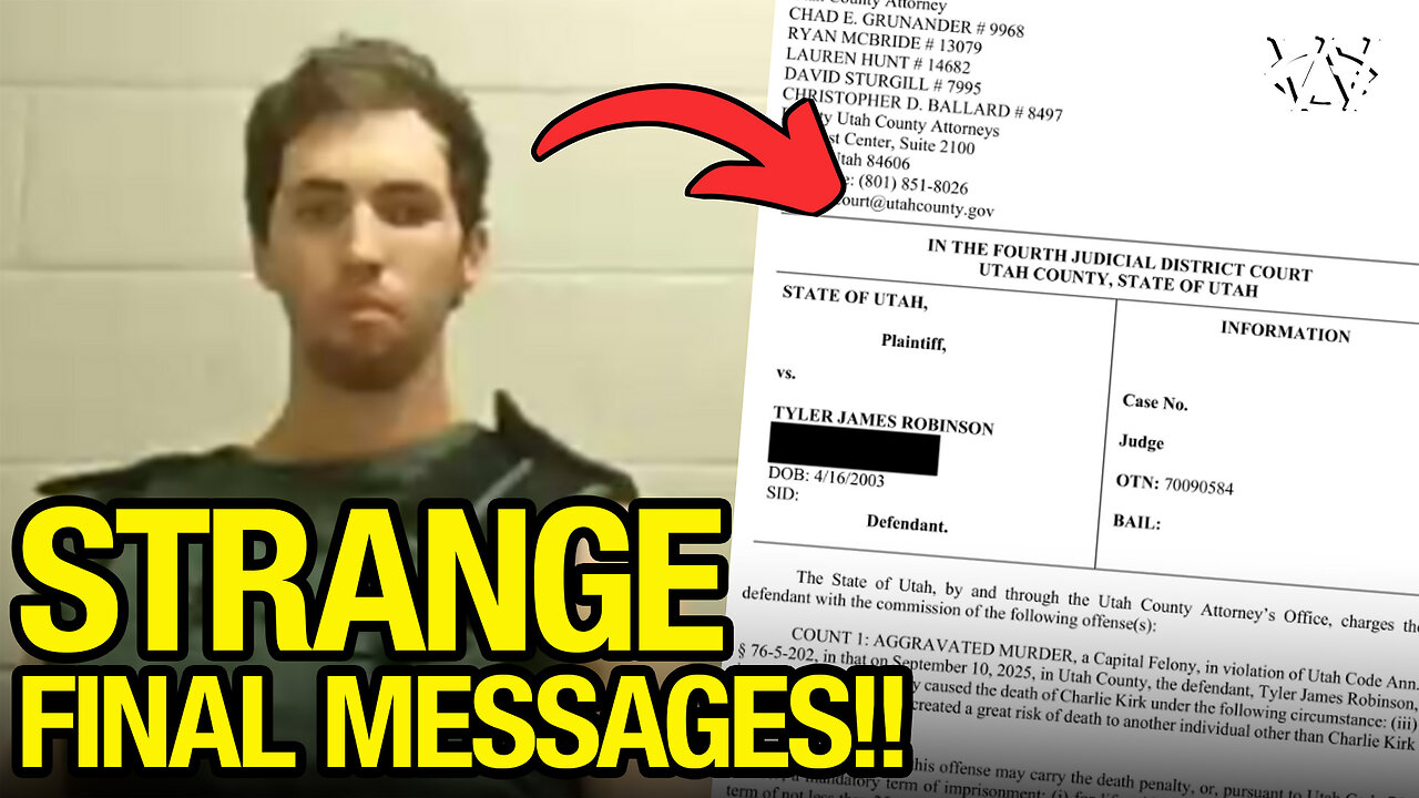 Charlies Assassin Tyler Robinson CHARGED! Text Messages and Full Doc Review