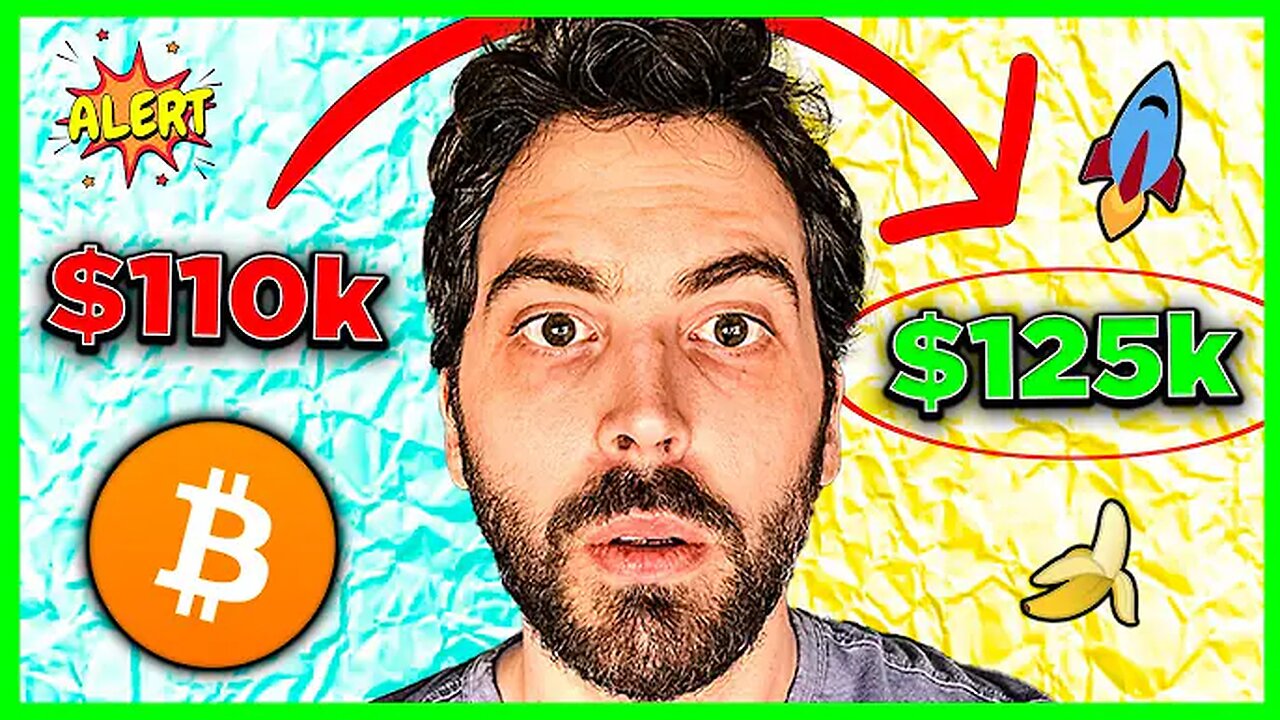 HURRY: Bitcoins Move From $110K To $125K Will Be QUICK!!!