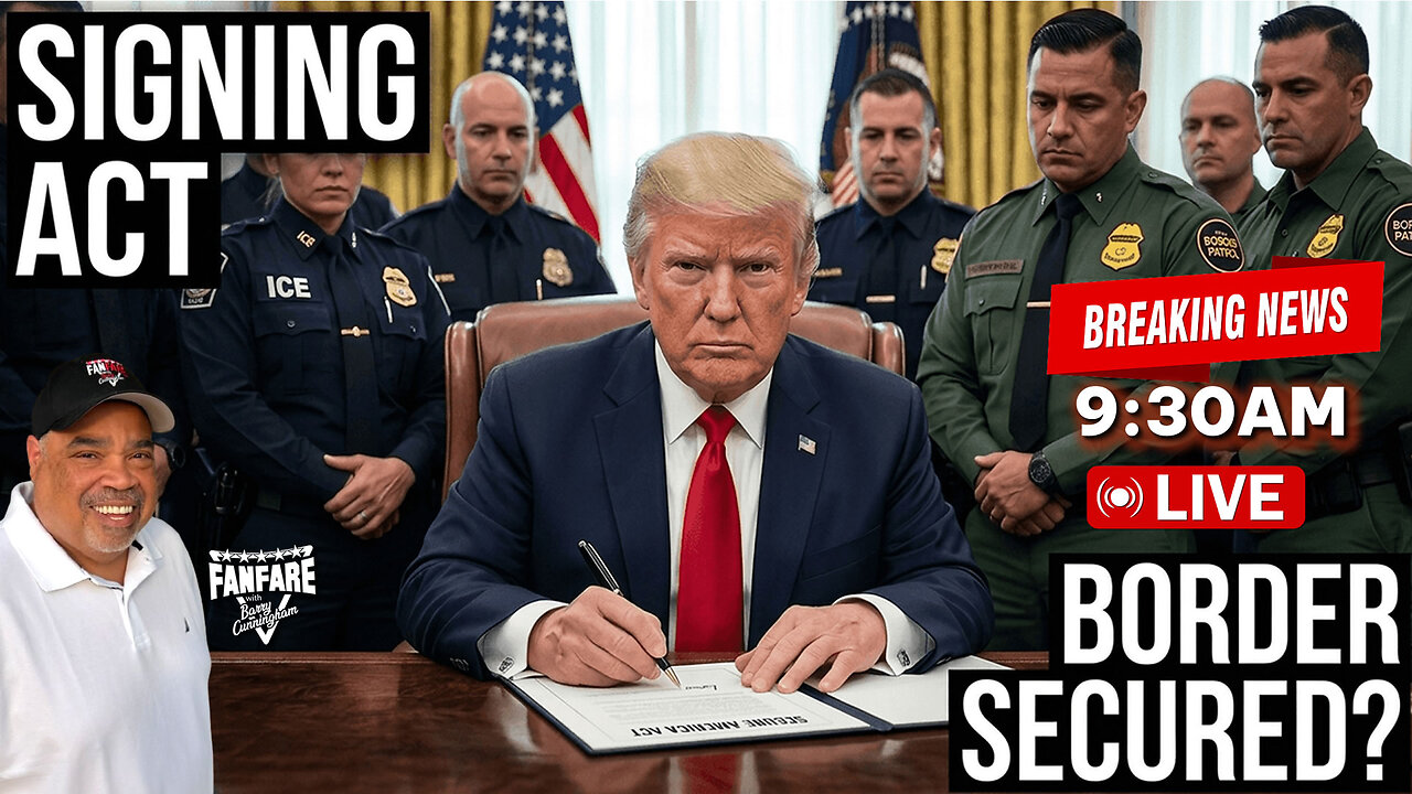 Trump Will Sign The Secure America Act And Take Questions From The Press!