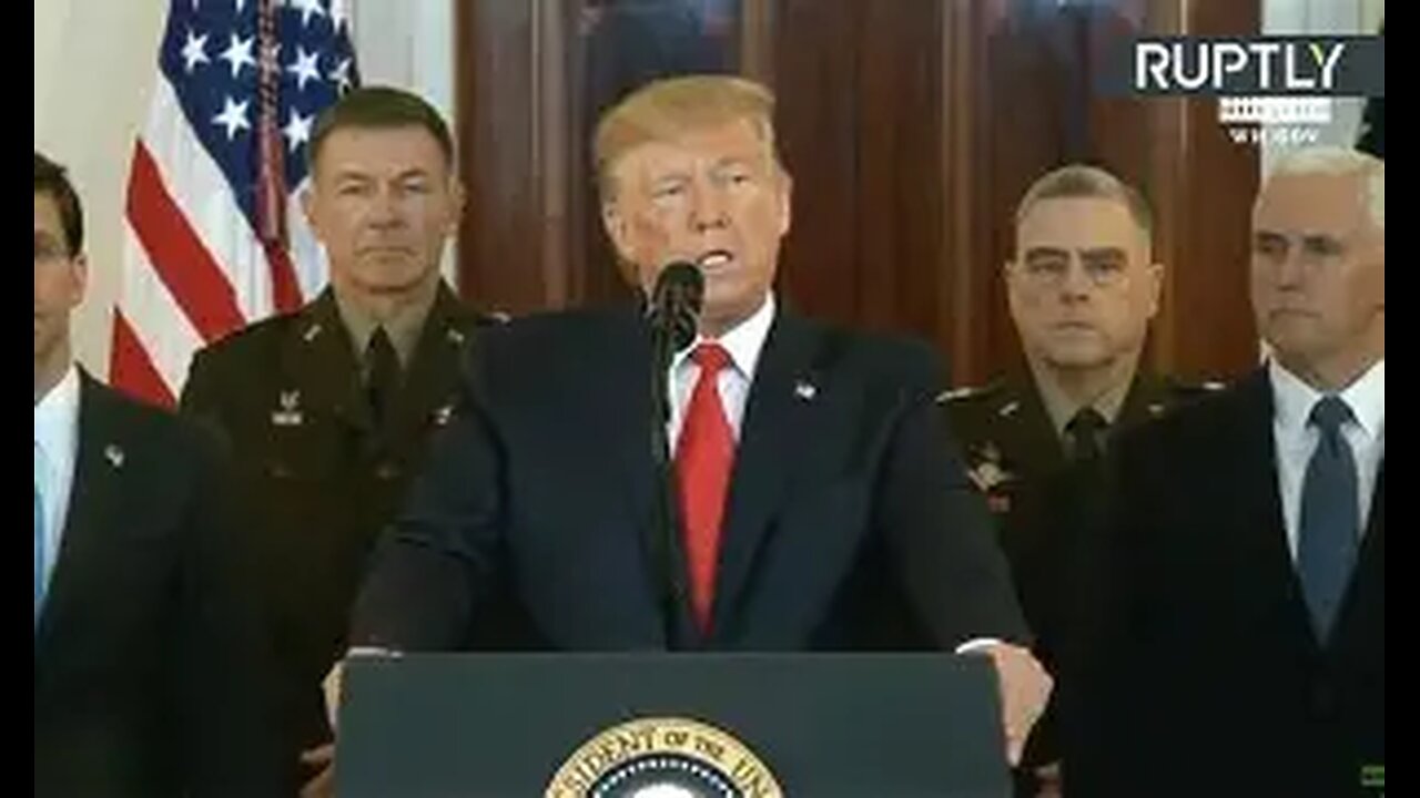 Trump said Saturday that the U.S. military struck three sites in Iran