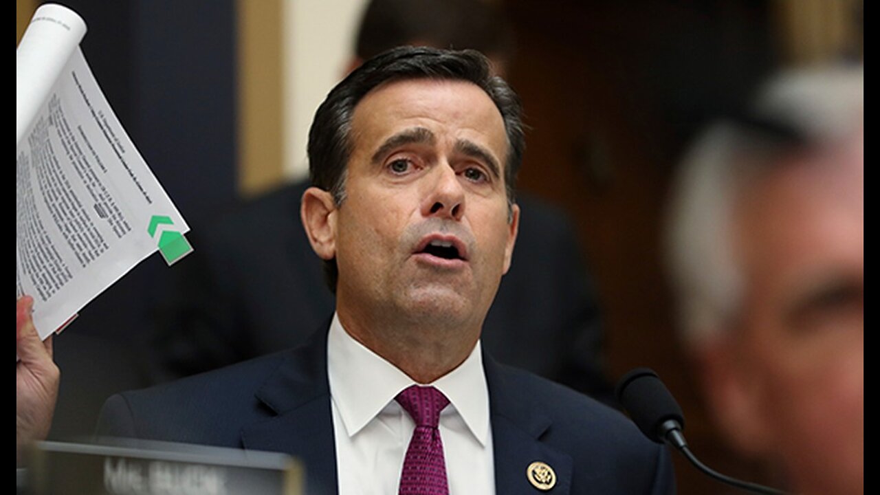 They Conspired Against the American People CIA Director John Ratcliffe on the Russia
