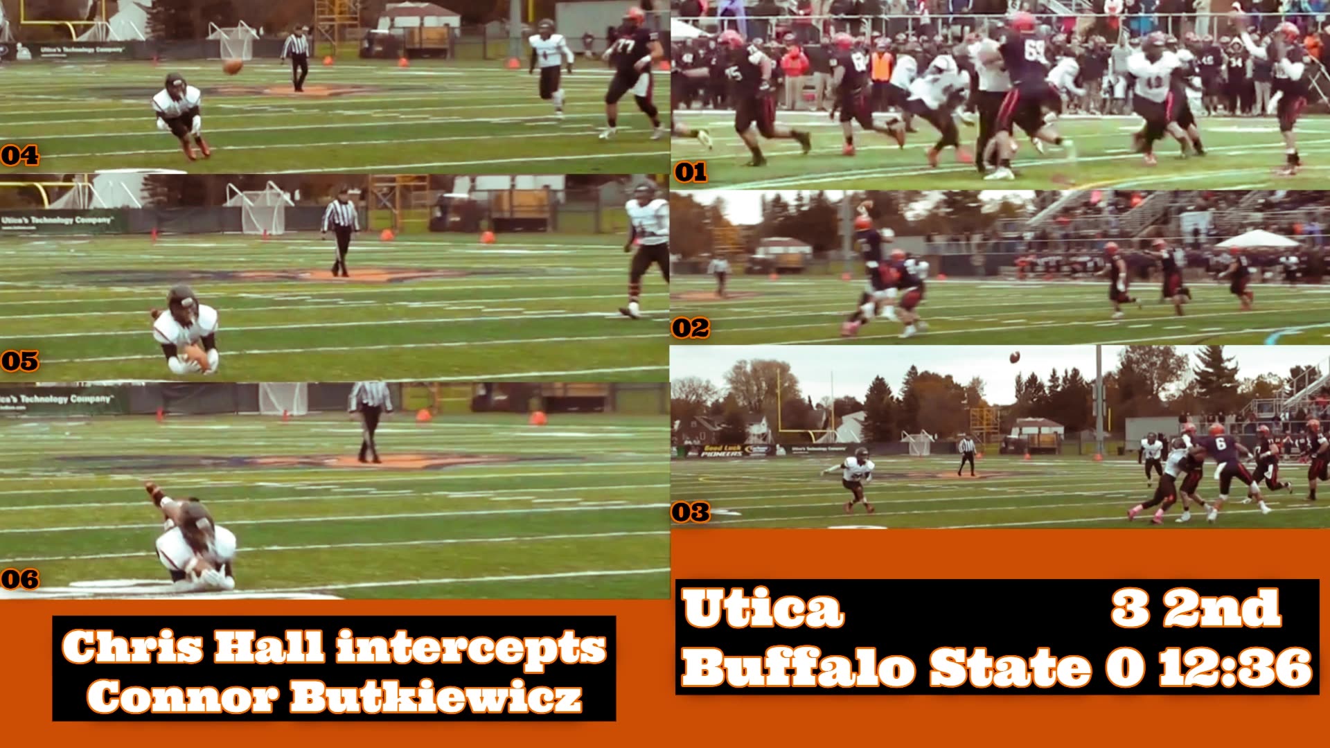 Prototype 331: Buffalo States Chris Hall with the INT vs Utica