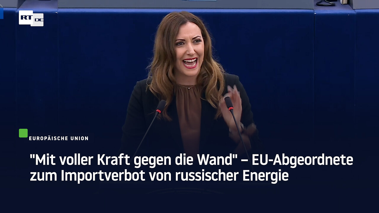 Mit voller Kraft gegen die Wand – EU-Abgeordnete zum Importverbot von russischer Energie