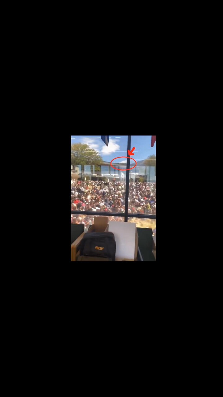 Video said to shows Charlie Kirk shooter on roof moments just after shot fired