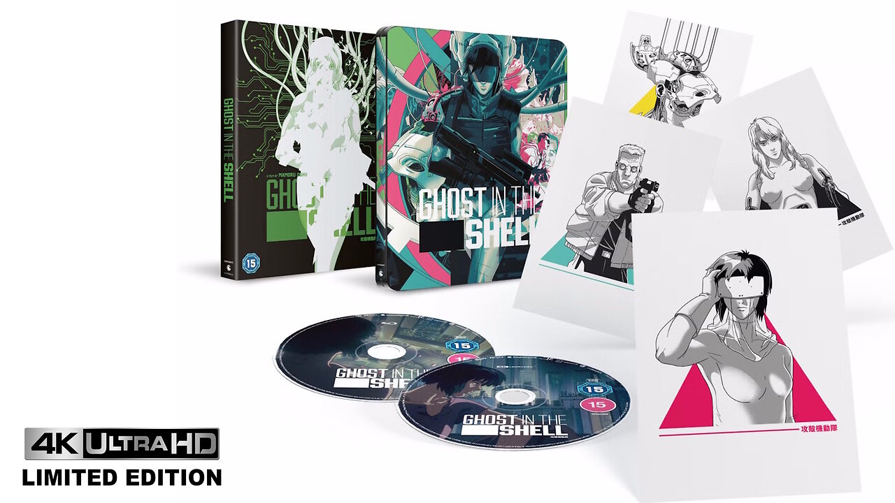 Ghost in the Shell [4K UHD & Blu-ray Steelbook Collectors Kuro/Black Edition]