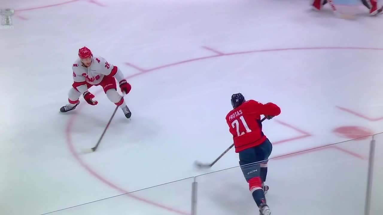 Capitals C #21 Aliaksei Protas 🥅(1)🏒Wrist-Shot Goal