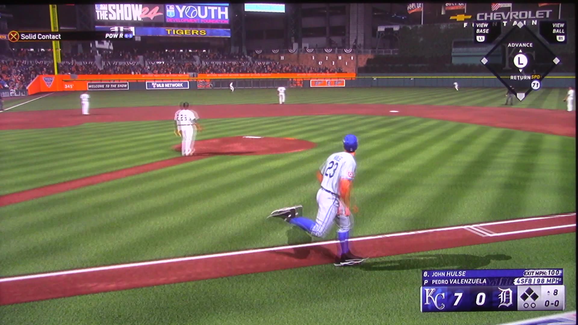 MLB The Show: Kansas City Royals vs Detroit Tigers (S21 ALDS G3)