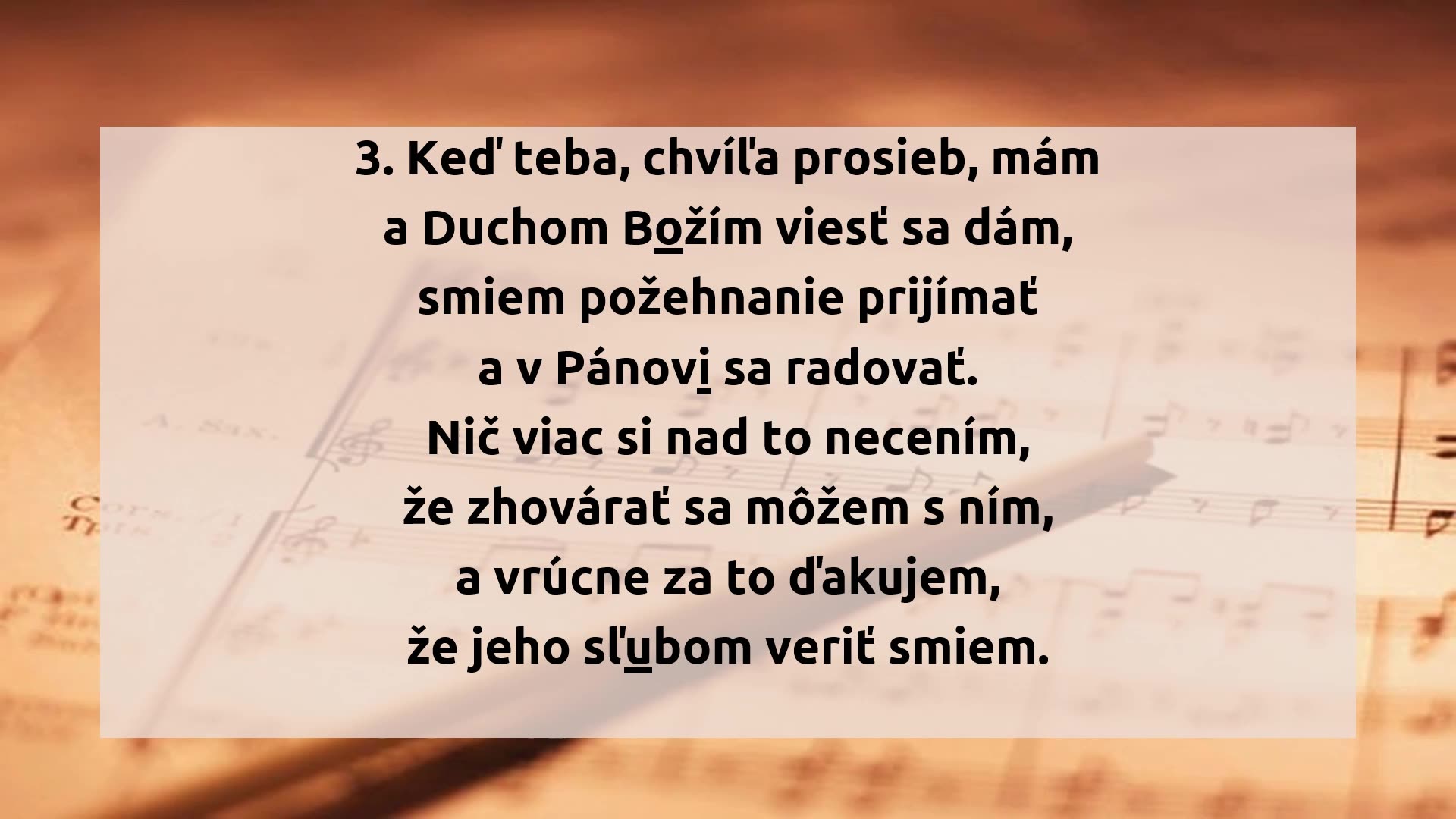 Buď požehnaná hodina