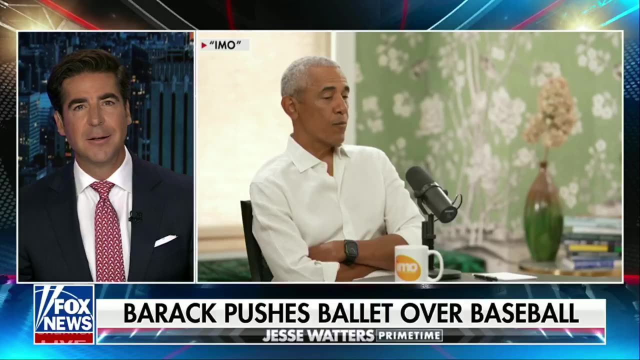 Jesse Watters · BARACK IS BACK with his own “RULES FOR MEN