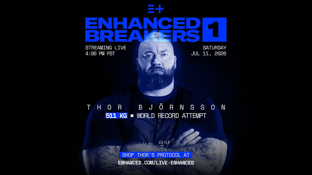 Enhanced Breakers | Thor Björnsson World Record Deadlift Attempt