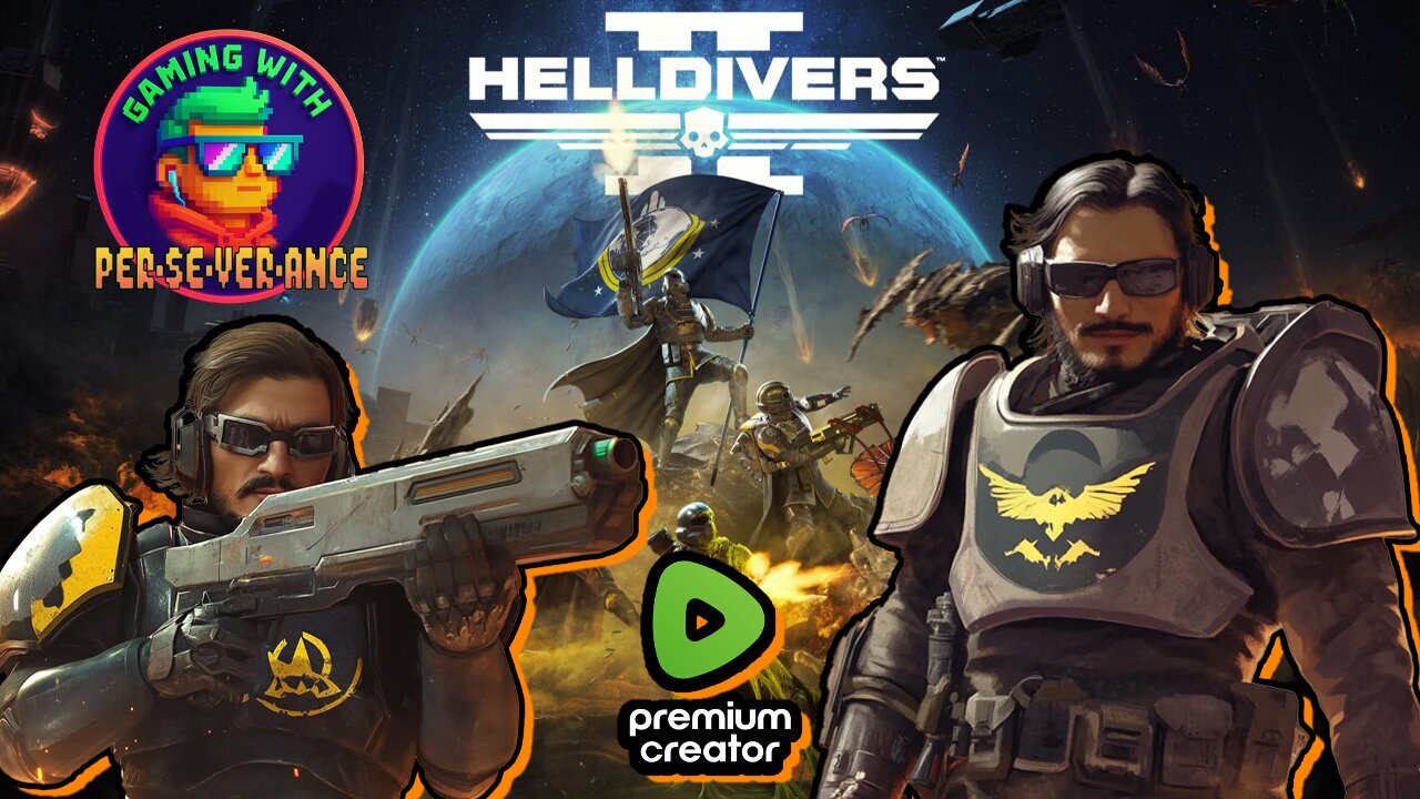 Gaming w/ PER·SE·VER·ANCE | Helldivers 2 w/ Omega & HanzDiamond SUNDAY FUNDAY |