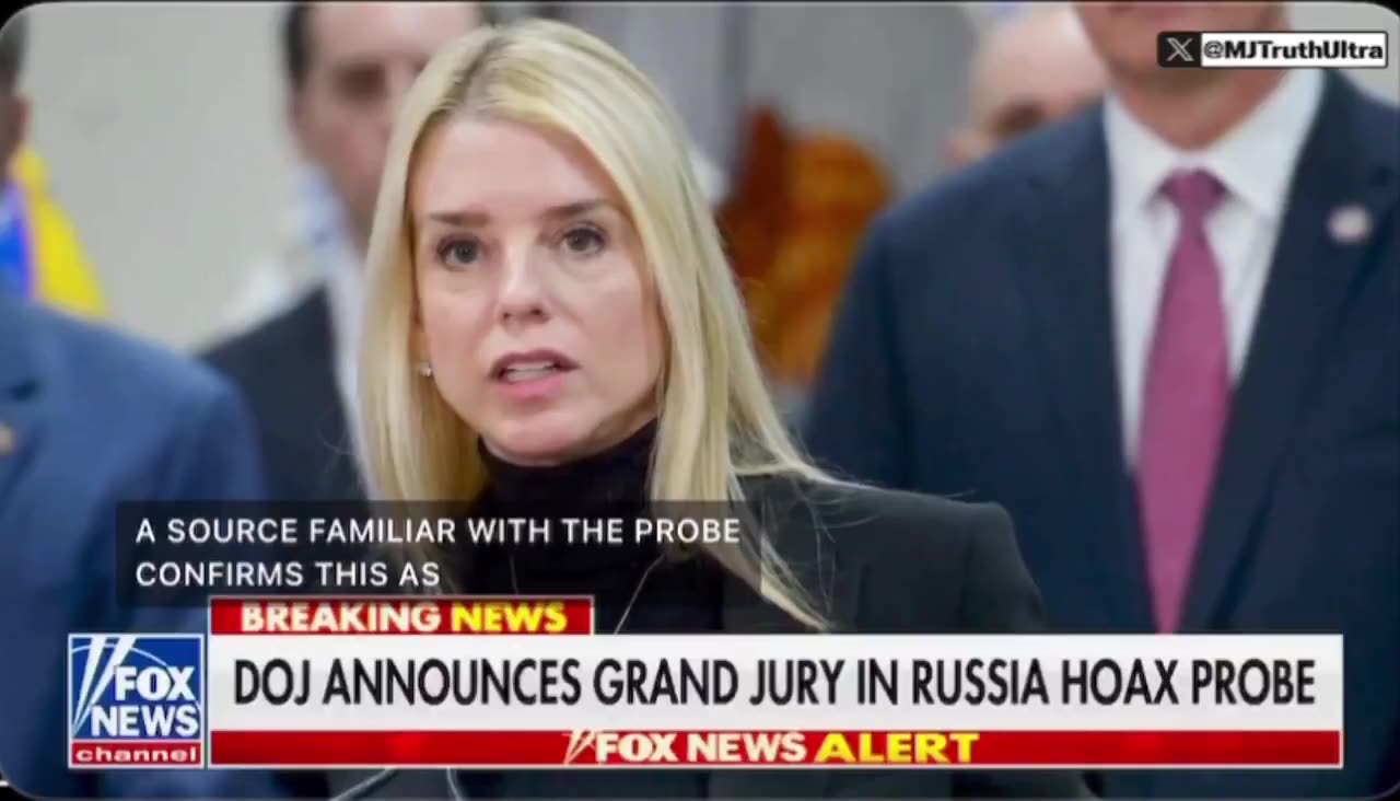 🚨 AG Pamela Bondi Directed to bring the RussiaGate Evidence DNI to a GRAND JURY