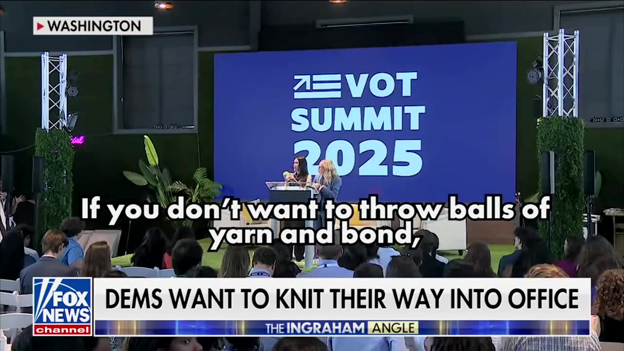 Dumbest Thing: Donalds, Ingraham Lose It Over Dems Asking Crowd To Throw Balls Of Yarn