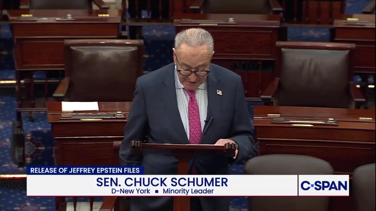 Sen. Schumer on Epstein files: The job is not done. The vote is not the end, its only