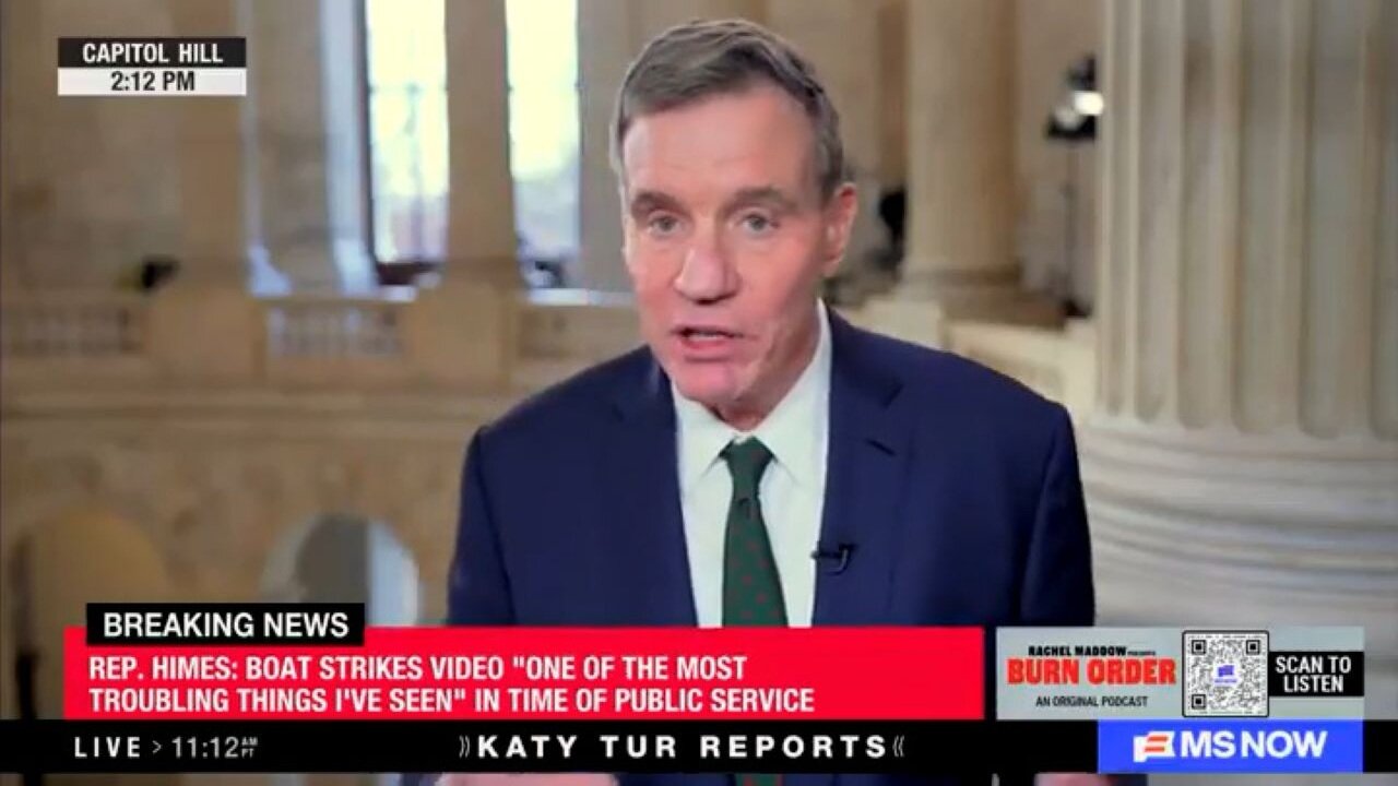 Dem Senator Mark Warner Hilariously Own-Goals His Party With Criticism Of DOJ Pipe Bomb Case Arrest