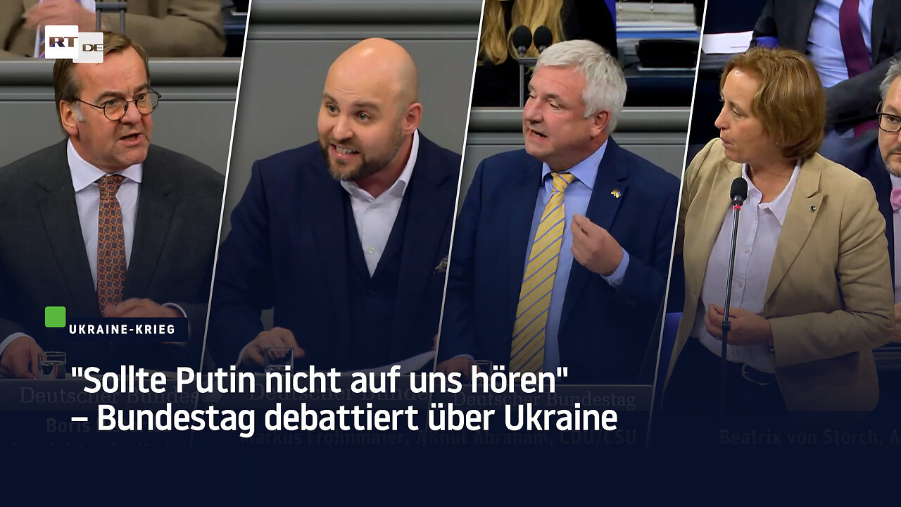 Sollte Putin nicht auf uns hören – Bundestag debattiert über Ukraine