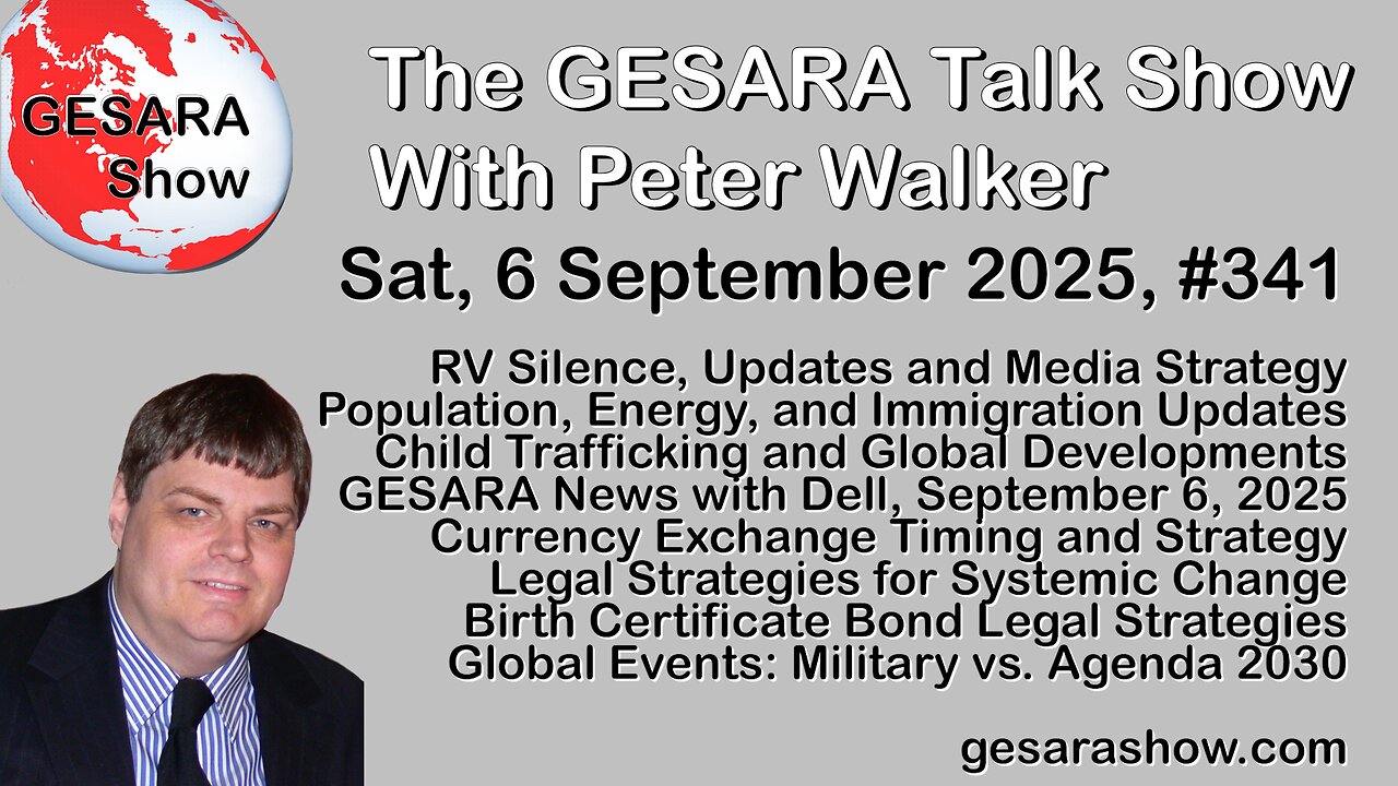 2025-09-06 GESARA Talk Show 341 - Saturday