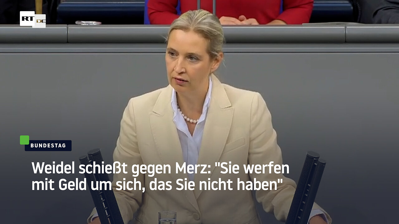 Weidel: Das sind Vorboten des Zusammenbruchs