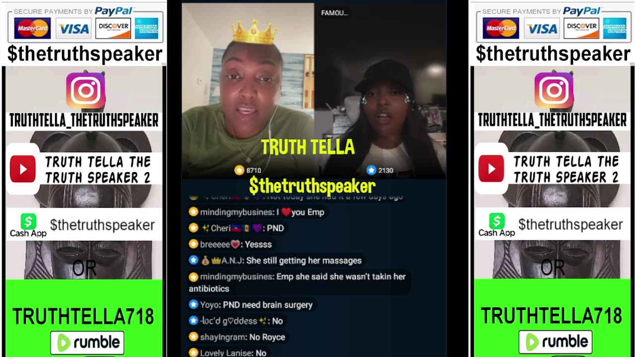EMPRESS PARIS & FAMOUSROYCE LINE UP FOR A DISCUSSION