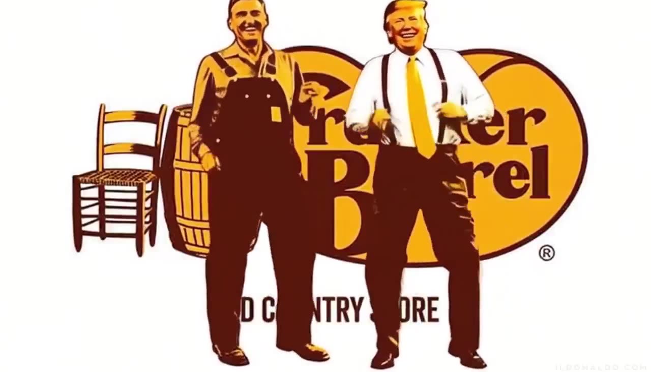 Donald J. Trump posted this on X · Cracker Barrel