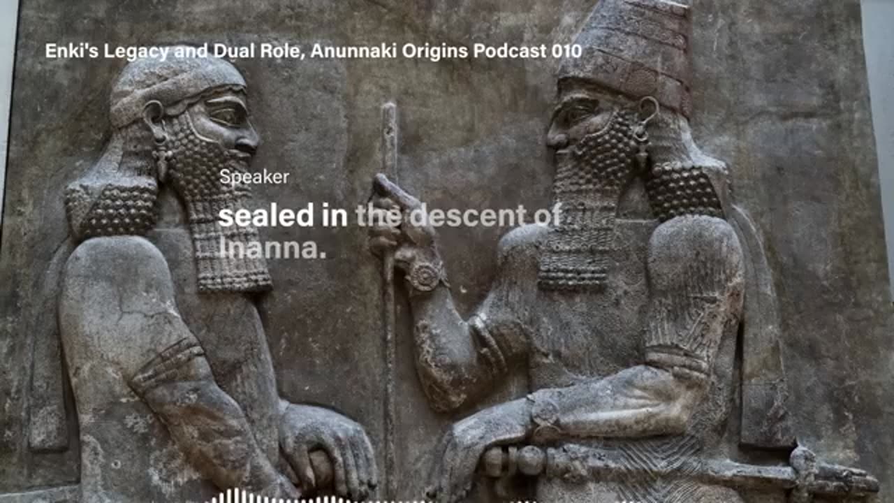 Enkis Legacy and Dual Role..Anunnaki Origins Podcast