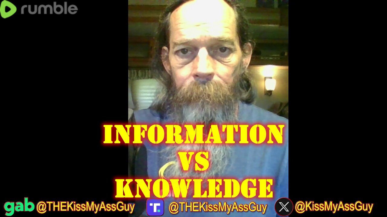 INFORMATION vs KNOWLEDGE