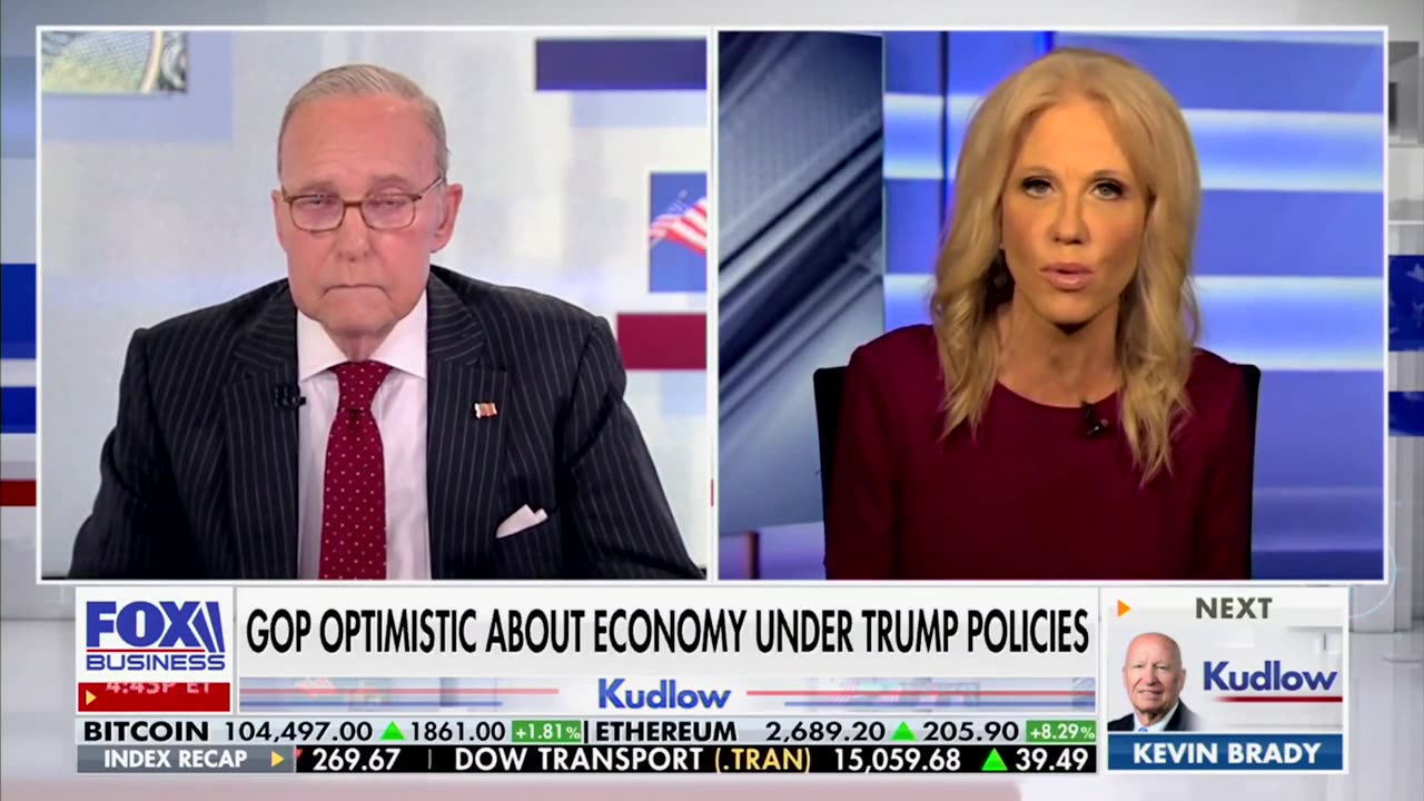 Kellyanne Conway Delivers Message To Free Market Friends