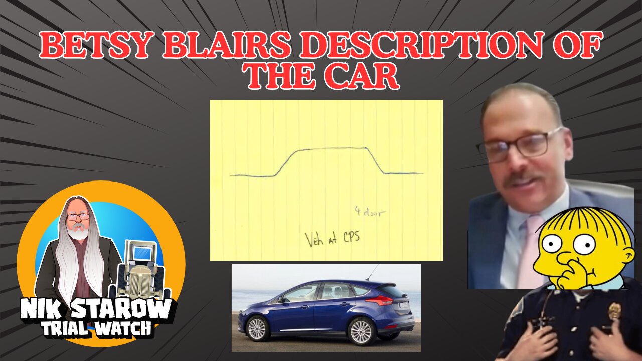 Betsy Blairs description of the car she saw. #Delphi