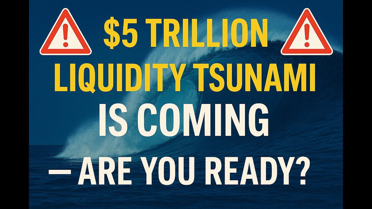 🚨 A $5 TRILLION Liquidity Tsunami Is Coming — Are You Ready? 🚨