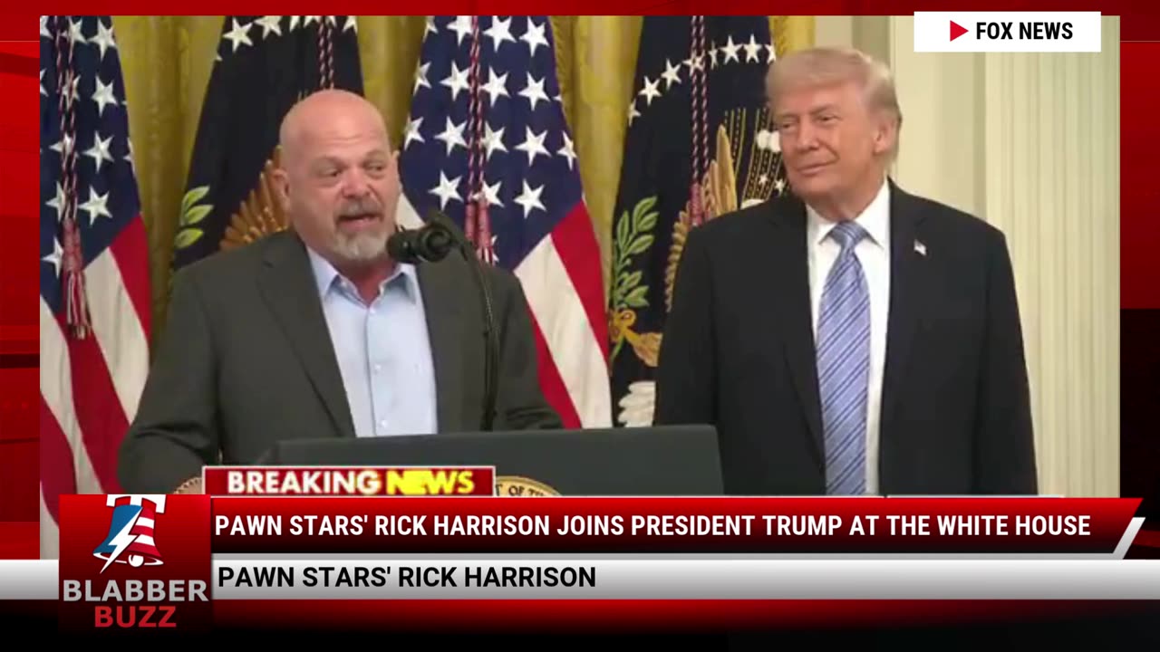 Pawn Stars' Rick Harrison Joins President Trump At The White House