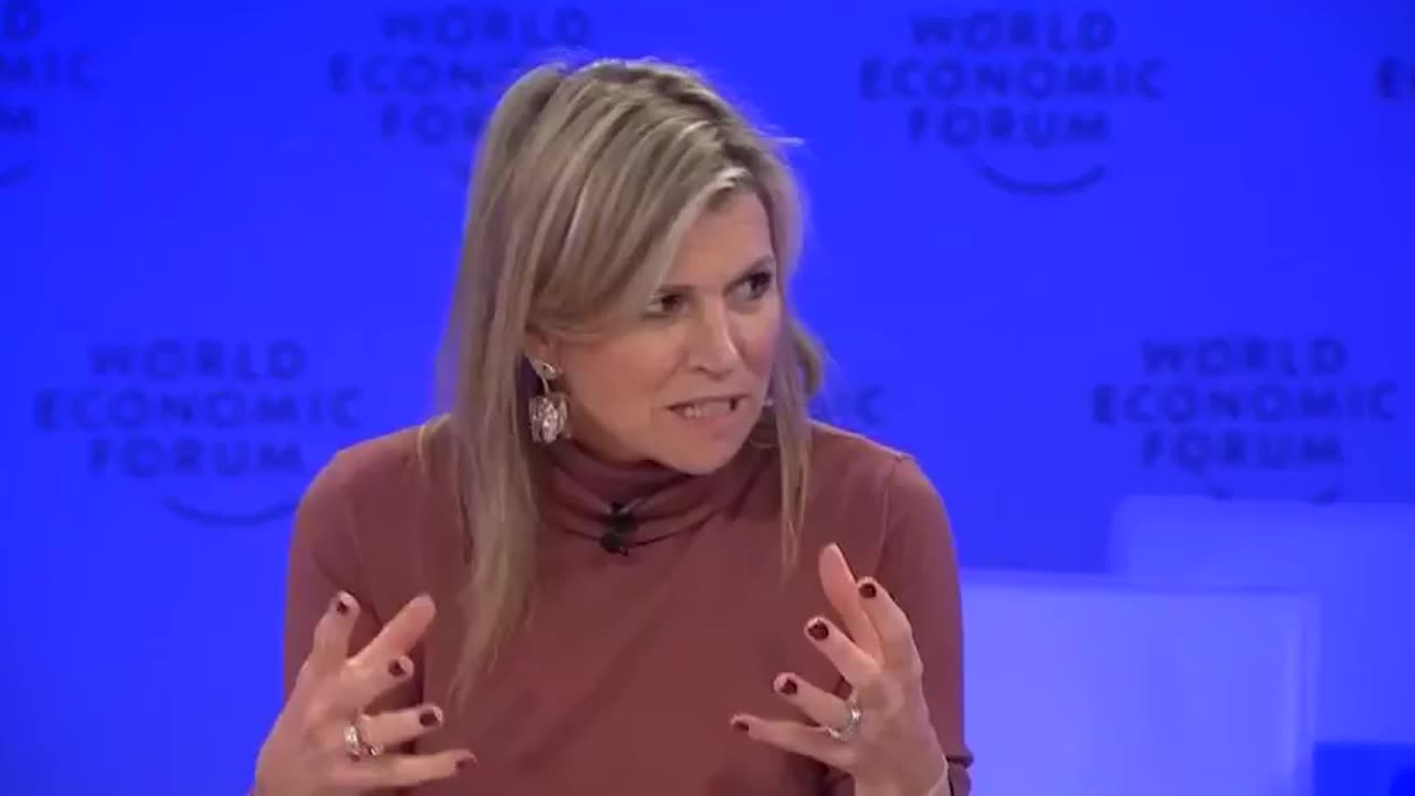 Queen Máxima of the Netherlands, speaking at the WEFs recent Davos...