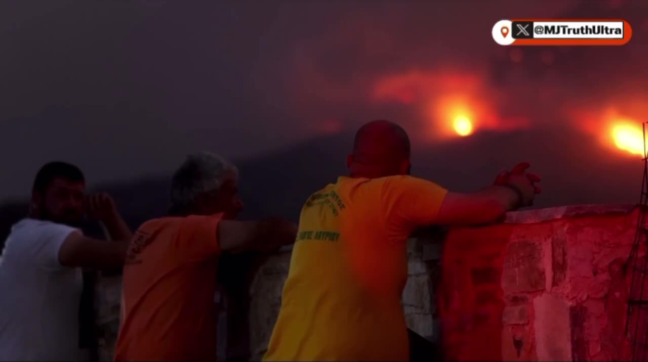 Wildfires are Ravaging Western Greece, Causing Significant Loss to Farmland/Agriculture